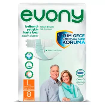 Uly adam üçin podguznik Evony Yetişkin Bezi Large, 8 sany
