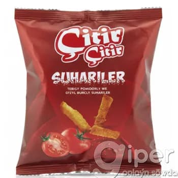 Suhariler tebigy pomidorly we gyzyl burçly "Çitir Çitir" 30 gr