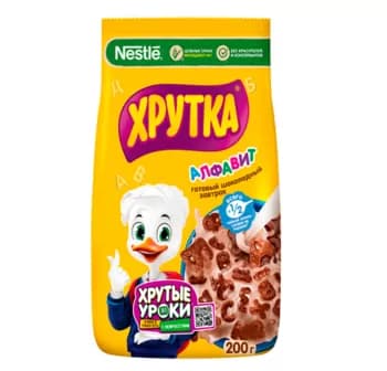 Taýýar ertirlik Nestle Хрутка şokoladly harpjagazlar, 200 gr