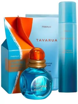 Zenanlar üçin sowgat toplumy Faberlic «Cocktail Story & TAVARUA»