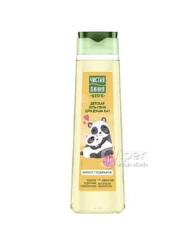 Çagalary suwa düşürmek üçin gel-pena 2x1 "Чистая линия", 400 ml
