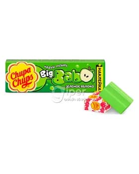 Жевательная резинка Chupa-chups "big babol" со вкусом яблока, 20 гр