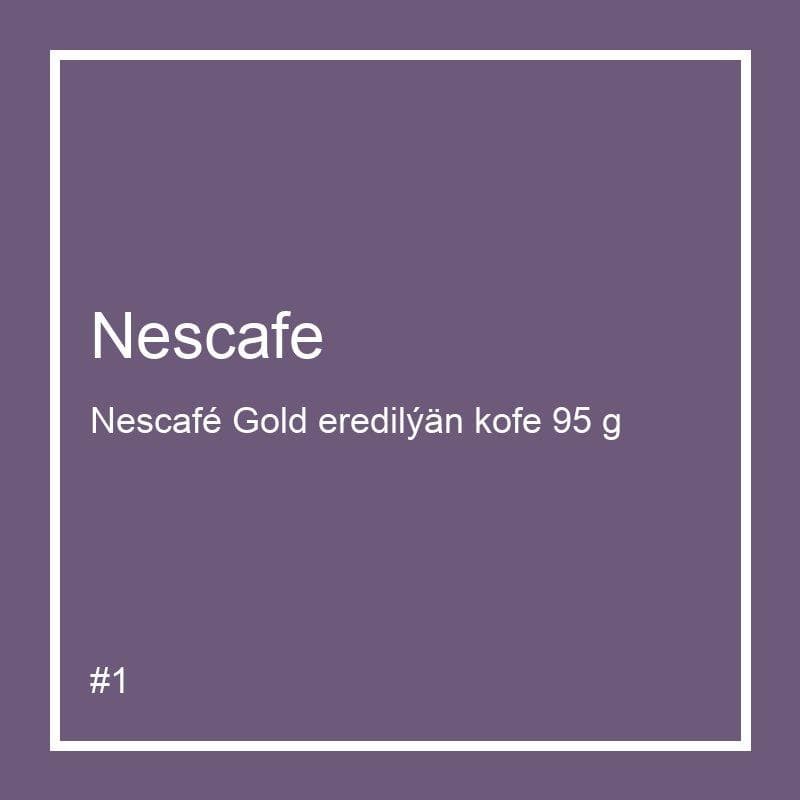 Nescafé Gold eredilýän kofe 95 g