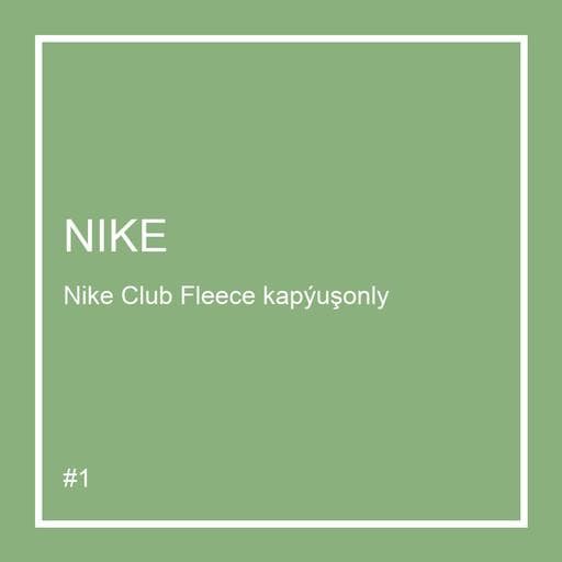 Nike Club Fleece kapýuşonly