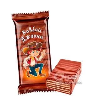 Wafli süýjüsi "Ковбой Джонни" krem naçinkaly 250 gr (±20 gr)