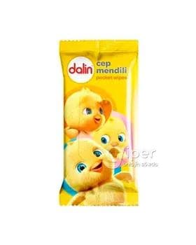 Детские влажные салфетки Dalin "wet wipes" 15 шт