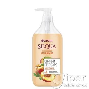 Nemlendiriji suwuk krem-sabyn Silqua "Сочный Персик" 830 ml