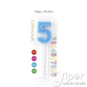Doglan gün üçin şem "Happy Birthday"  № 5