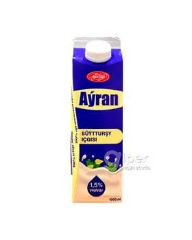 Aýran "Aýaz Baba" turşumtyk süýt içgisi ýaglylygy 1.5% 1 lt