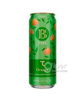 Безалкогольный газированный напиток Be Fresh "Orange" 450 мл