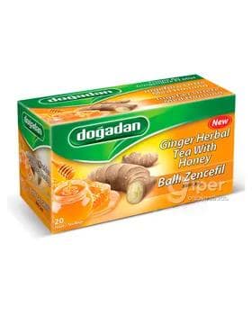 Paketli gök çaý Doğadan bal we imbir tagamly 40 gr 20 paket
