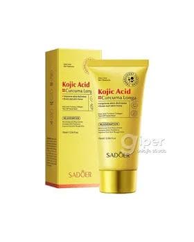 Ýüz üçin maska Sadoer "Kojic Acid" kurkuma we kollagenly, 75 gr
