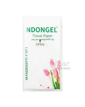 Карманные бумажные сухие салфетки NDONGEL, 10 шт