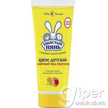 Çagalar üçin arlyk asty krem "Ушастый Нянь" 100 ml