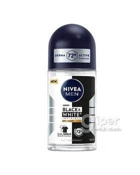 Antiperspirant Nivea Men Black&White "Epic Night" (rolik) 50 ml