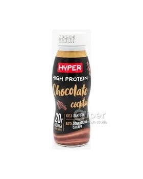 HYPER "Chocolate" şokoladly süýtli kokteýl ýaglygy 0.5%, 250 gr