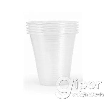 Bir gezeklik ulanylýan plastik stakanlar "TODAY" 5 sany
