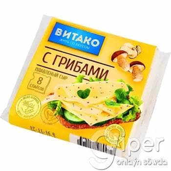 Kömelek tagamly kesilen ereme peýnir Витако "С грибами " 130 gr