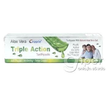 Зубная пастa с aлоэ вера Craote "Triple Action" 100 гр
