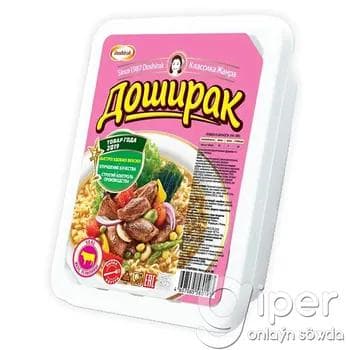 Çalt taýýarlanýan unaş göle eti tagamly "Доширак" 90 gr