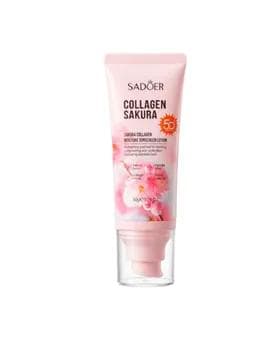 Güneş krem Sadoer SPF 50++++ "Collagen Sakura" 50 ml