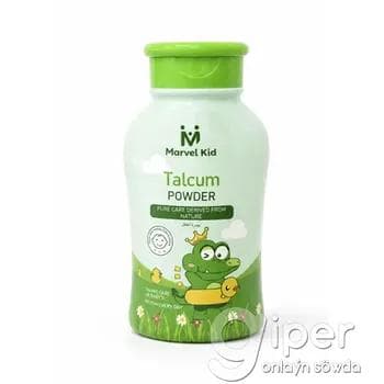 Çagalar üçin beden prisypka Marvel Kid "Talcum Powder" 100 gr