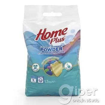 Kir ýuwujy serişde reňkli egin-eşikler üçin "Home Plus" awtomat 1.5 kg