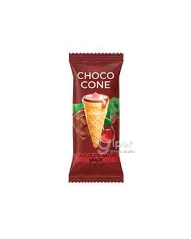 Şokolad wafli "CHOCO CONE" ülje tagamly, 10 gr
