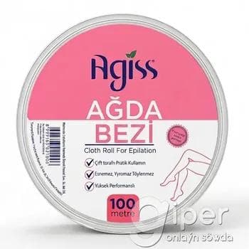 Depilýasiýa üçin mata rulony Agiss "Ağda Bezi" 100 metr
