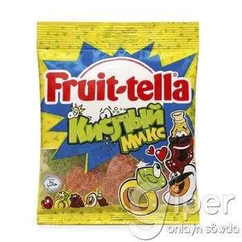 Çeýnelýän marmelad Fruit-tella "Кислый Микс" 24 gr