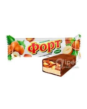 Batonçik "Петровский форт" maxi, gaýmak, karamel we hozly nuga 50 gr