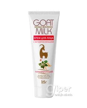 Iris ''Geçi süýdi'' ýüz üçin ženşen ýagy goşulan krem balzam 100 ml