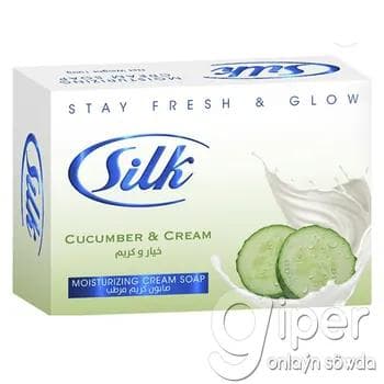 Sabyn Silk "Cucumber & Cream" Hyýar we Krem 100 gr