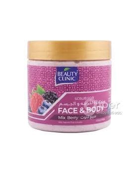 Beden üçin skrab BEAUTY CLINIC "Mix Berry", 500 gr