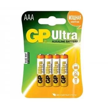 Батарея GP Ultra Alkaline 4xAAA
