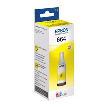 Чернила Epson "664" (Yellow - желтый), 70 мл