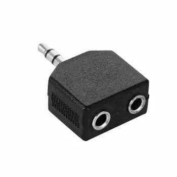 Адаптер 3.5 mm jack - 1 в 2