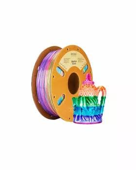 Радужная шелковая нить Eryone PLA для 3D принтера 1.75мм 1 Кг