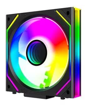 Кулер для корпуса Jungle Leopard Interstellar V2 ARGB 120мм (Black+RGB)