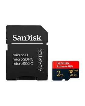 Карта памяти Sandisk Extreme Pro microSDXC 2TB с адаптером