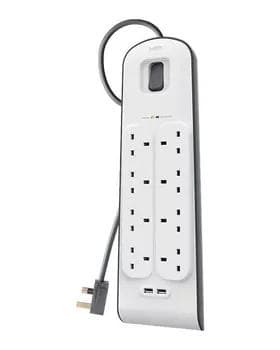 Удлинитель Belkin 8 x Port 2xUSB 2М