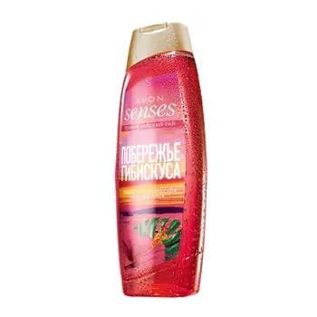 Гель для душа AVON Senses "Побережье Гибискуса" Гибискус и маракуйя, 500 мл