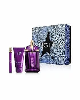 Подарочный набор парфюмерной воды MUGLER ALIEN (W) SET EDP 60 ml REFILLABLE + EDP 10 ml REFILLABLE + PERFUMING BODY LOTION 50 ml FR