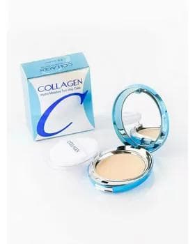 Ýüz üçin nemlendiriji pudra Enough Collagen Hydro Moisture Two Way Cake № 13 SPF 25++ goşmaçaly 13+13 gr