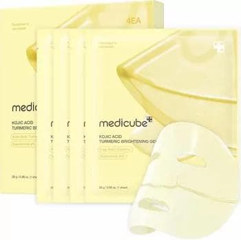 Маска гидрогелевая и осветляющая Medicube Kojic Acid Turmeric 28 г