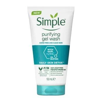 Очищающее средство для умывания лица Simple Daily Skin Detox 150 мл