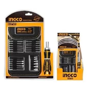 "Ingco" Отвертка реверсивная с битами, 26 шт