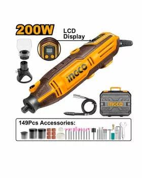 Tocilka drel mini 200W nabor 153pcs (5)