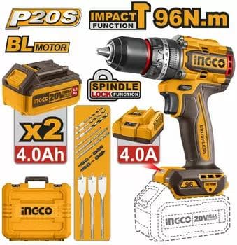 A20V Shurupowyort CBL 96Nm udarny 4.0Ah 2pcs bat. cem-ly (5)