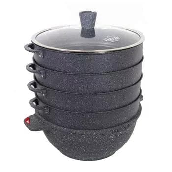 Manty bişiriji-gazan 3in1 Uakeen VK-30 granit 8 lt